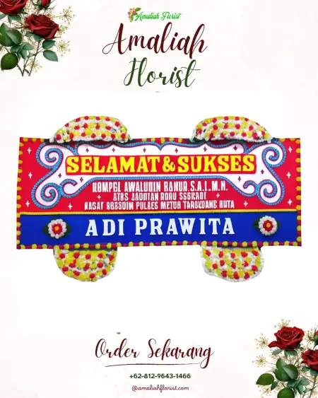 Papan Bunga Ucapan Selamat Rama Oetama