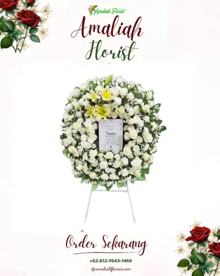 Krans Bunga Duka Rama Oetama